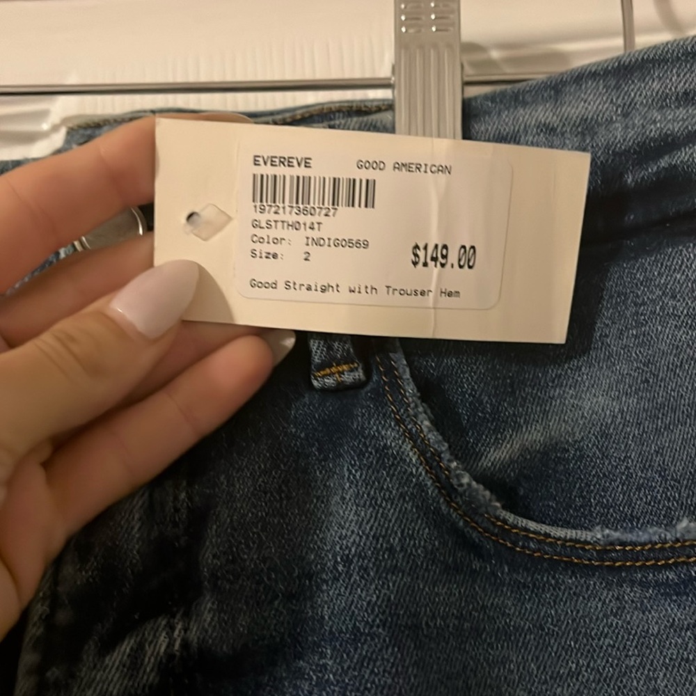 Good American; good straight with trouser hem